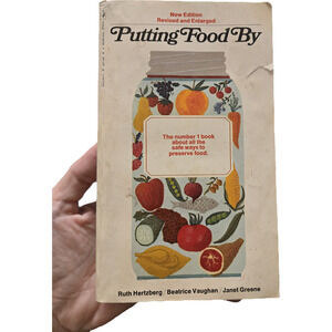Putting Food By Vintage 1976 Bantam Paperback Food Preservation Guide
